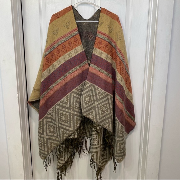 Reversible shawl - Picture 4 of 6